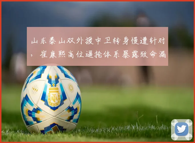 山东泰山双外援中卫转身慢遭针对，崔康熙高位逼抢体系暴露致命漏洞
